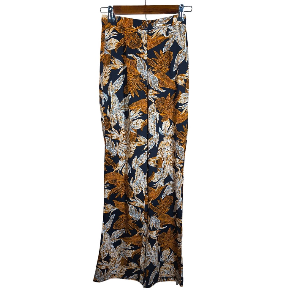 PrettyLittleThing Floral Wide Leg Pants Swim Cover Up Resort Wear Vacation Beach